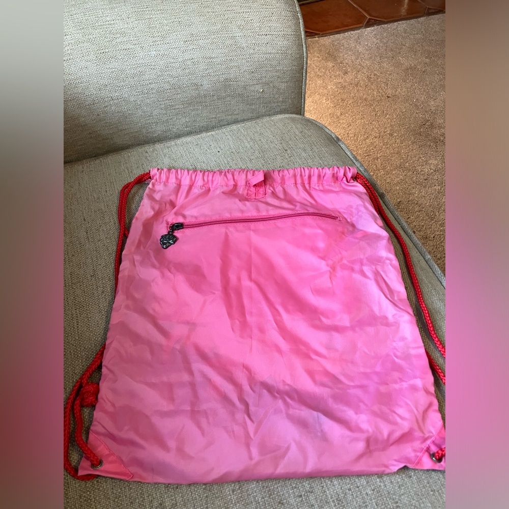 Ed hardy pink drawstring backpack - Picture 4 of 6